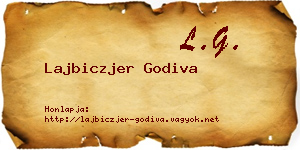 Lajbiczjer Godiva névjegykártya